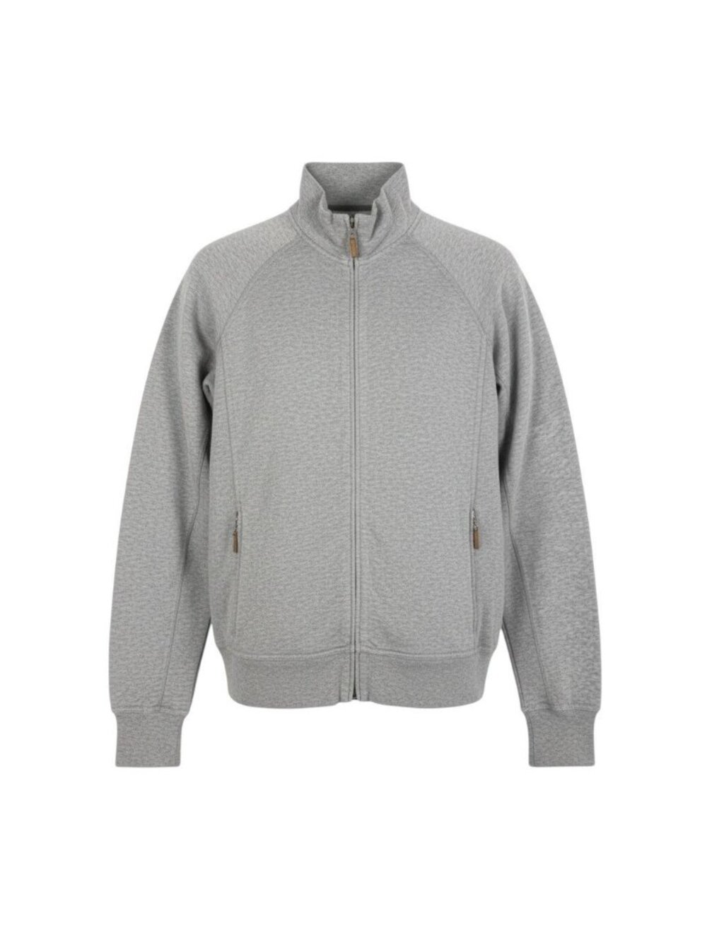 Brunello Cucinelli High Neck Zip Up Hoodie Haori Regular Fit Gray
